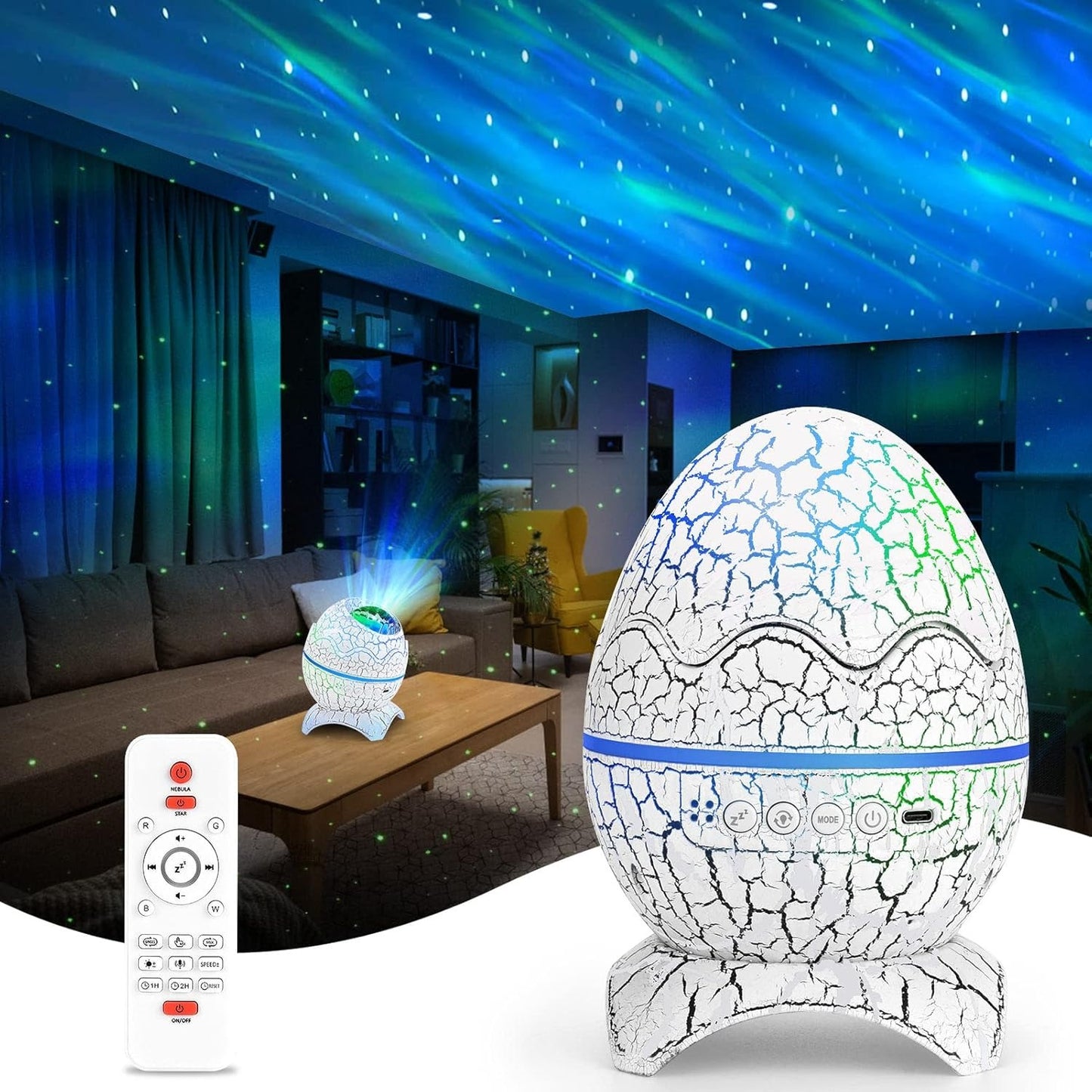 Dinosaur LED Starry Sky Projector